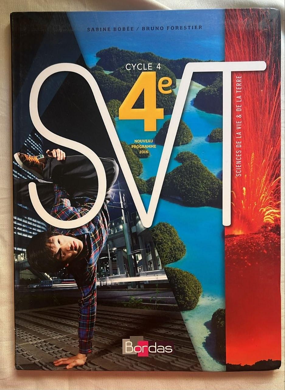 Sciences de la Vie et de la Terre 4e (Cycle 4)