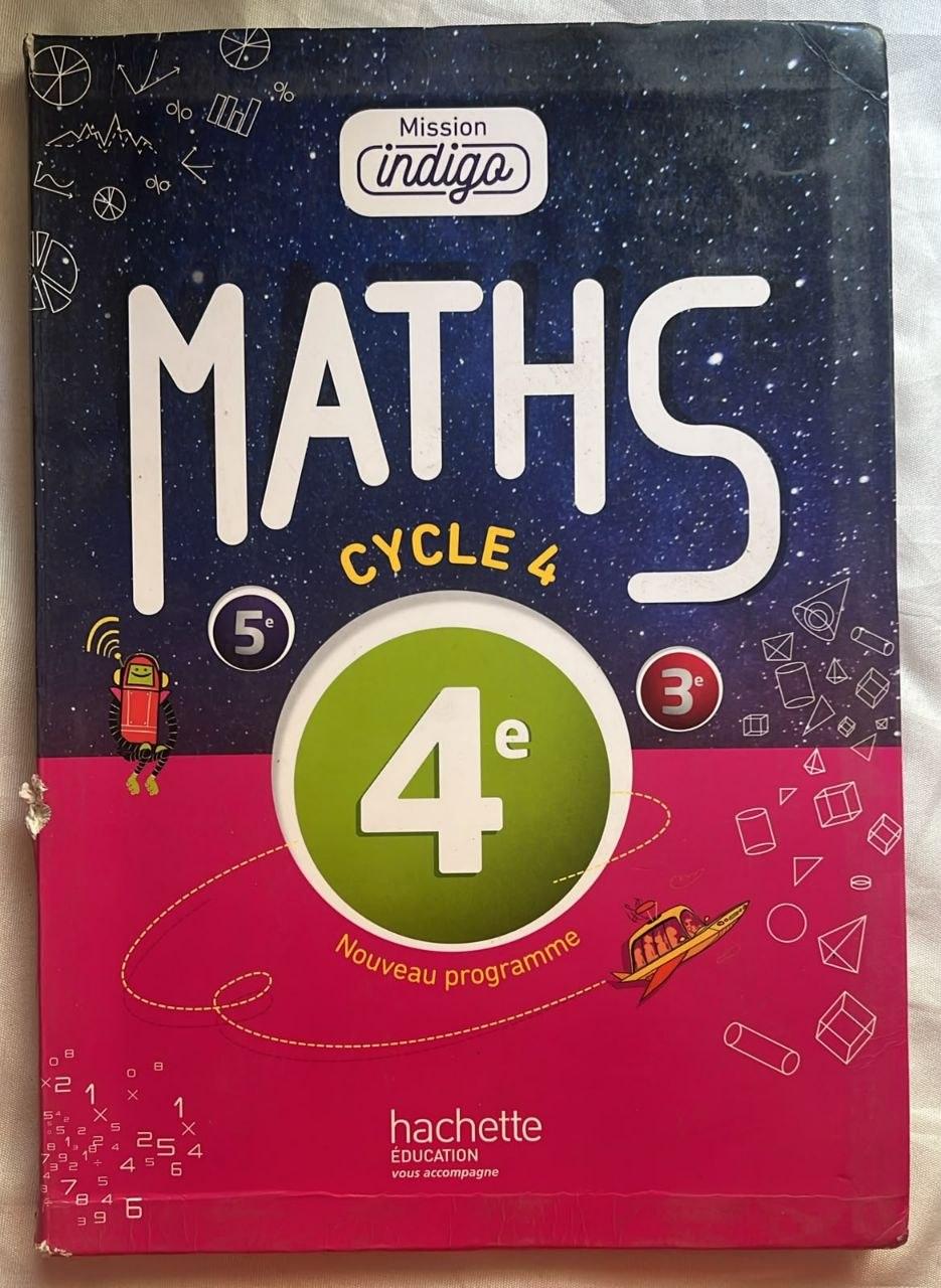 Maths 4e (Cycle 4) - Mission Indigo